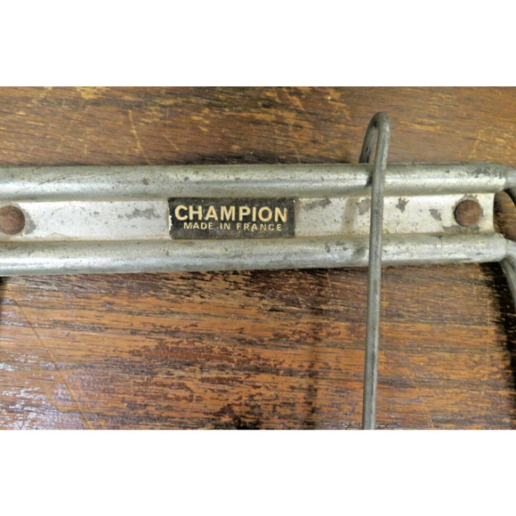 Vintage Champion Retro Portable Folding Stool Seat Chair Blue Camping - FRANCE - Picture 5 of 6